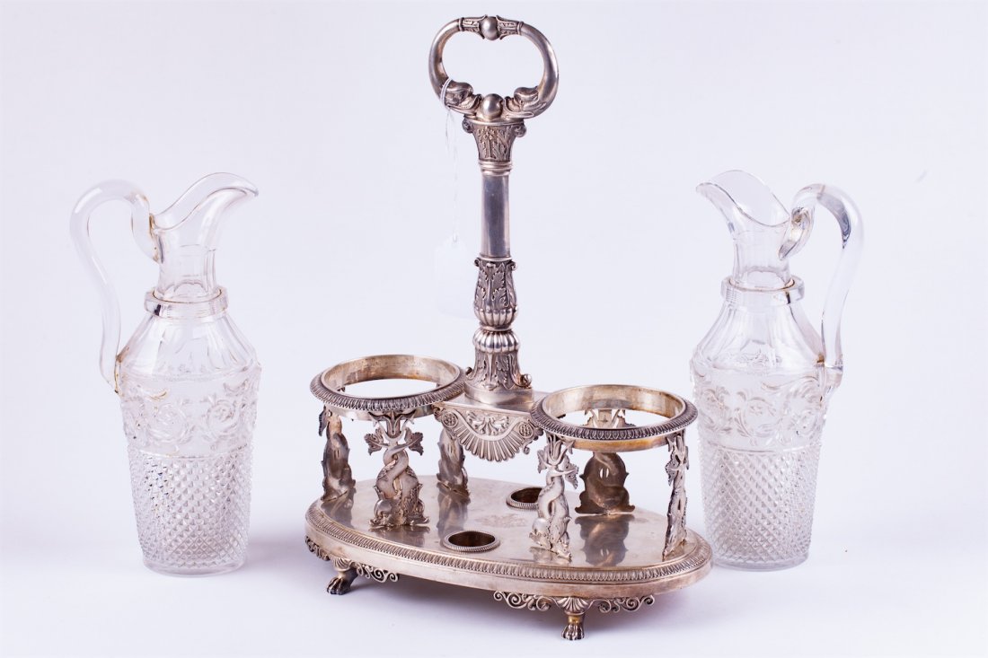 Silver cruet stand. — image 3