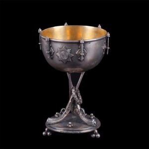 Silver goblet shooting prize — image 1