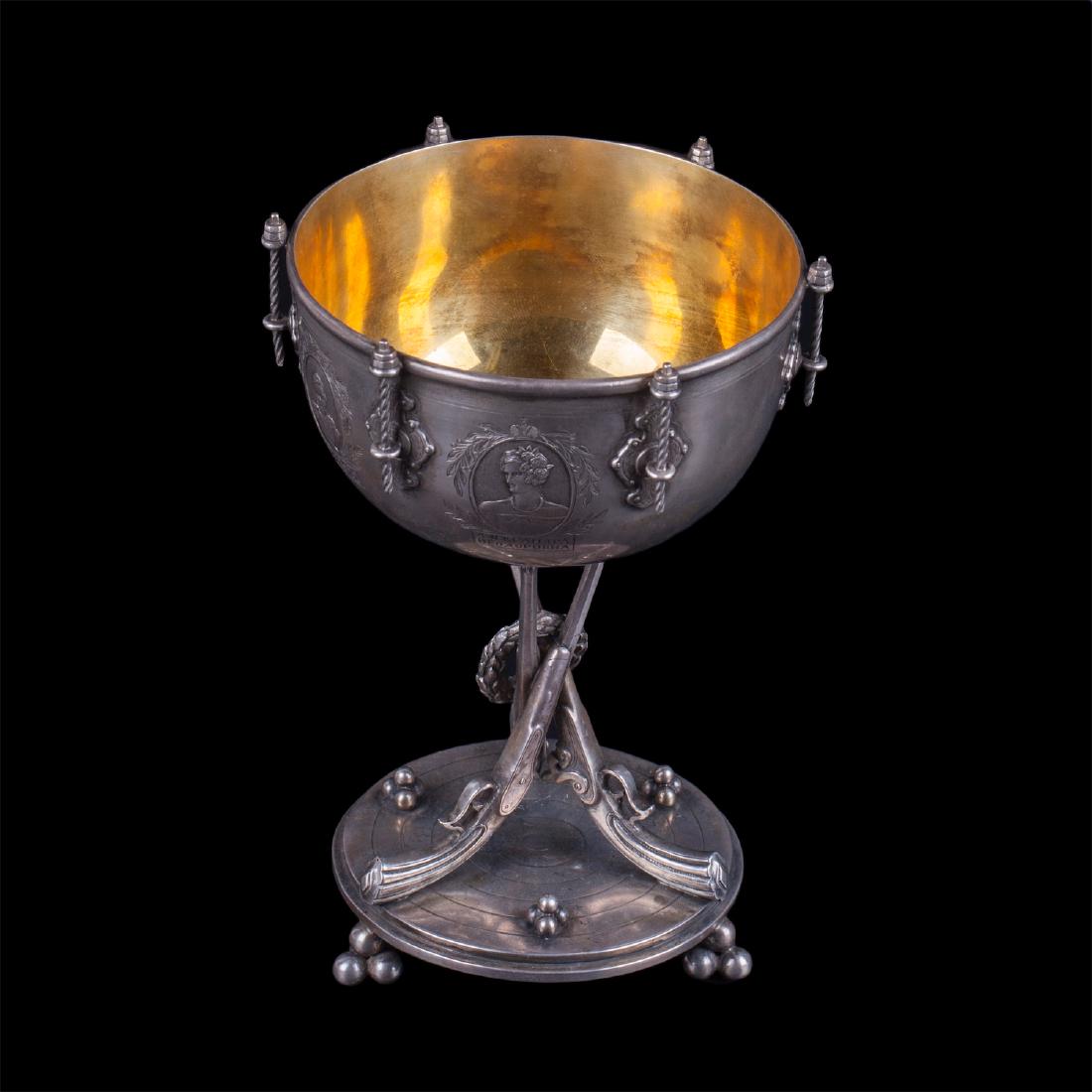 Silver goblet shooting prize — image 3
