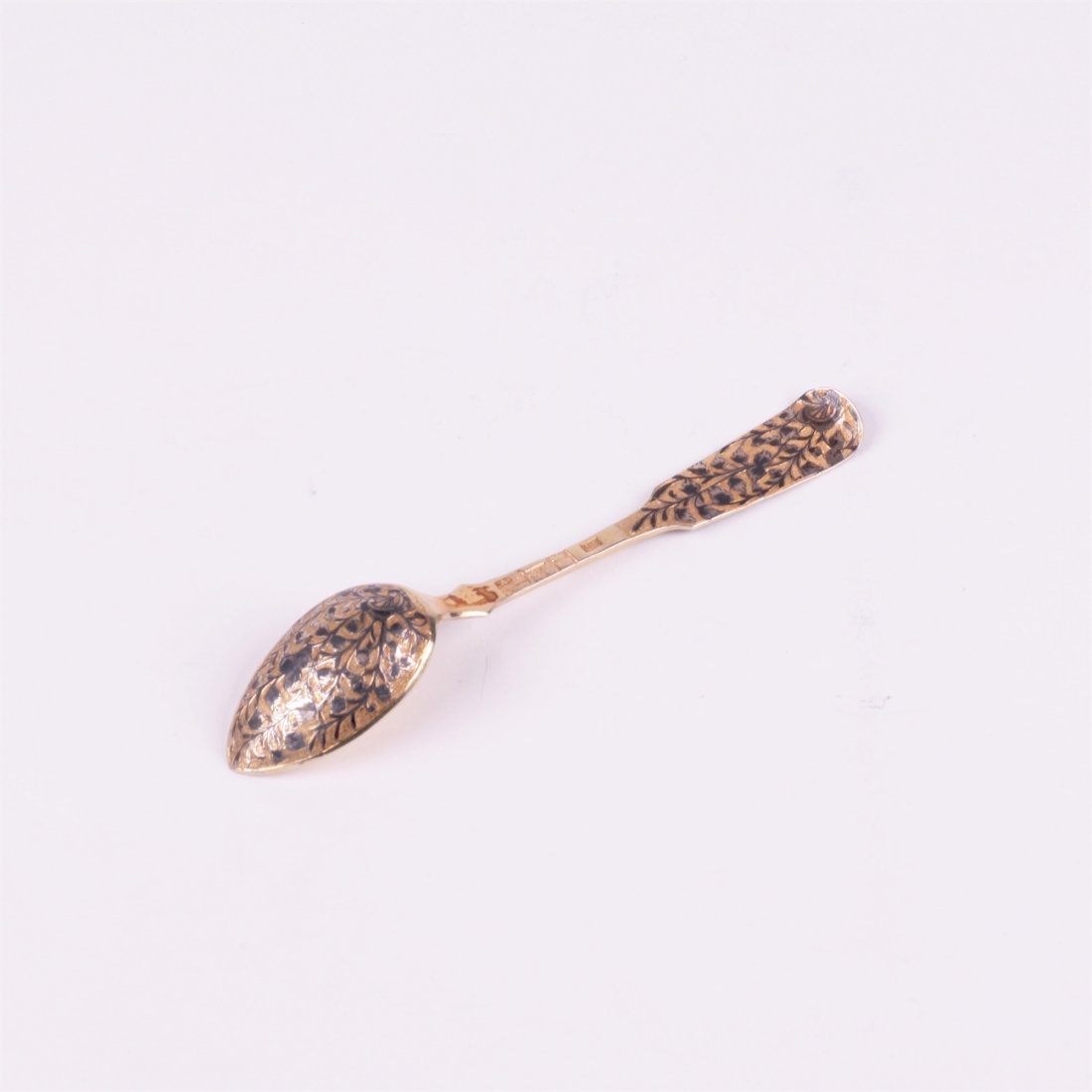 Silver spoon. Workshop of S.Sazikov (?). Moscow,1840y. — image 1