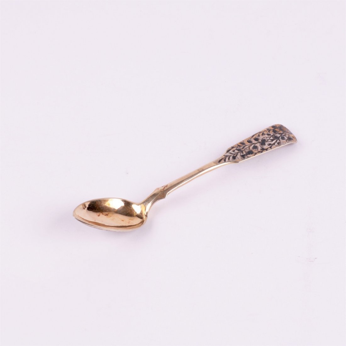 Silver spoon. Workshop of S.Sazikov (?). Moscow,1840y. — image 2