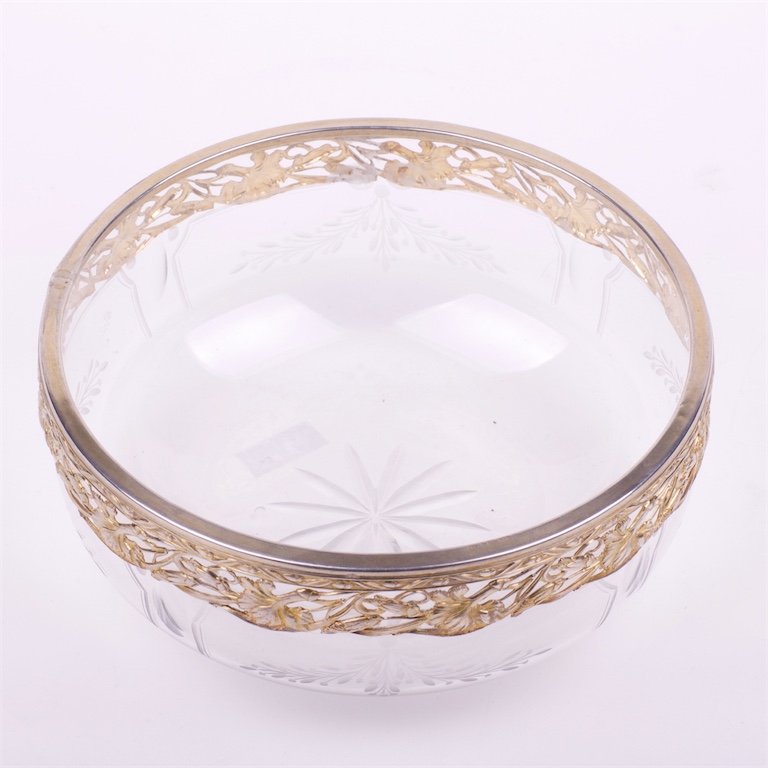 Vase. Silver, glass. French. — image 2