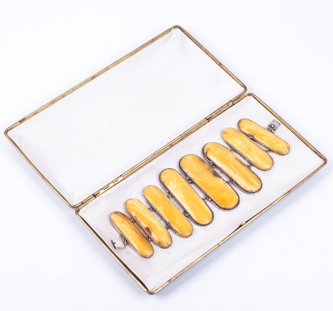 Amber hand bracelet — image 4