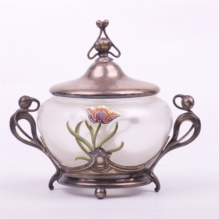 Candy bowl with cover. WMF. — image 2