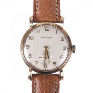 Garrad 9K gold mechanical men's wristwatch — image 1