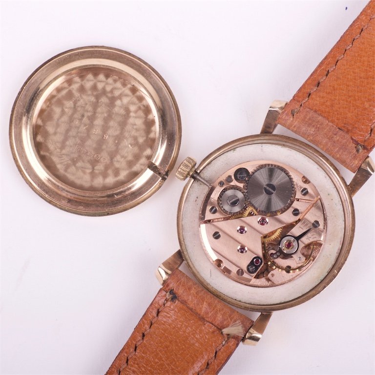 Garrad 9K gold mechanical men's wristwatch — image 7