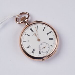 Gold pocket watch. "Longines" — image 2