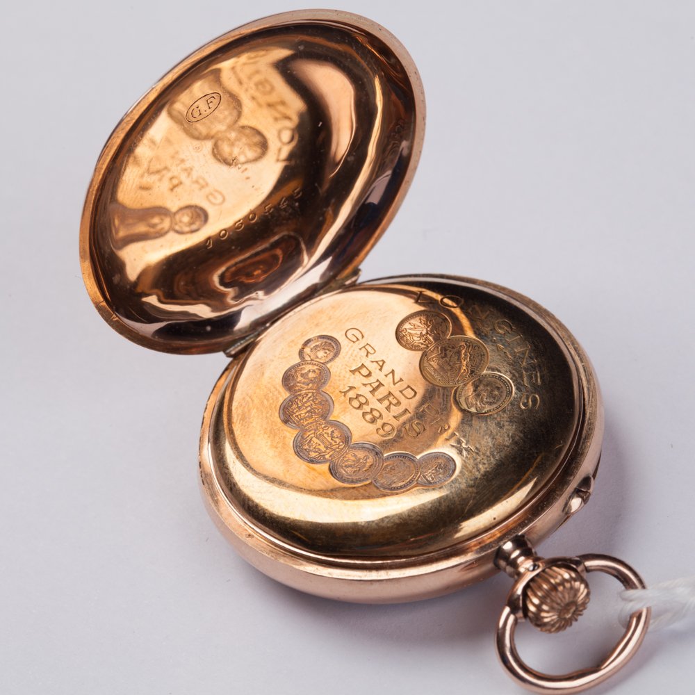 Gold pocket watch. "Longines" — image 4