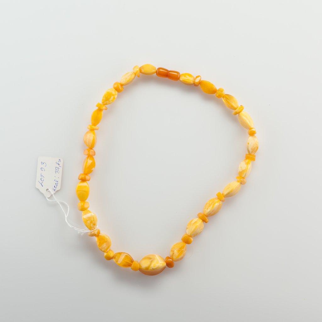 Natural Baltic Amber Butterscotch necklace. — image 3