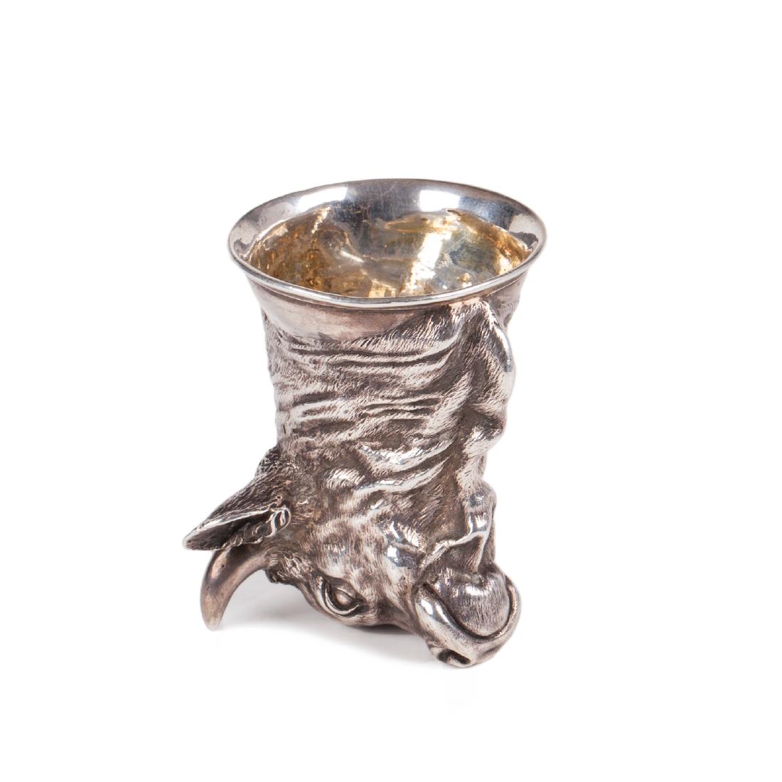 Russian beaker in the shape of a bull's head — image 1
