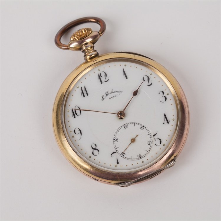 Silver pocket watch Oulu, Finland. — image 1