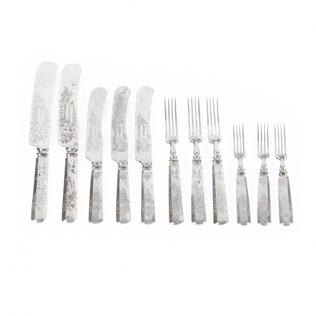 Table set. Zlatoust armory manufactory. — image 1