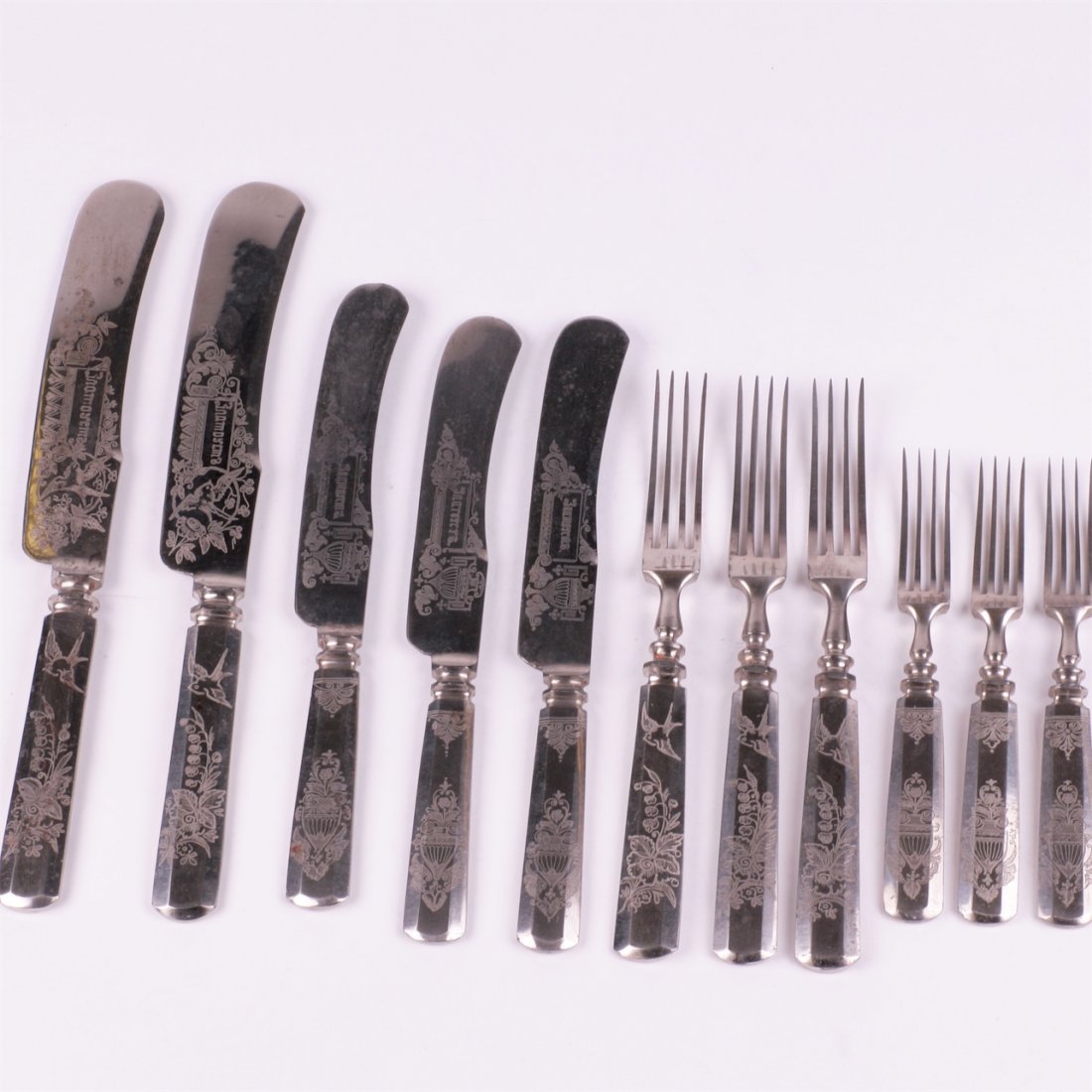 Table set. Zlatoust armory manufactory. — image 2