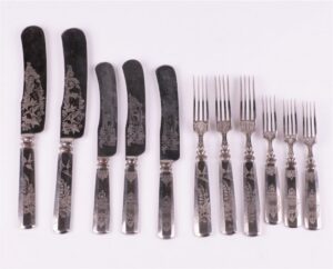 Table set. Zlatoust armory manufactory. — image 3