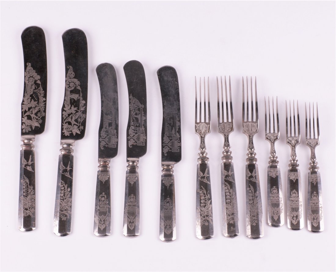 Table set. Zlatoust armory manufactory. — image 3