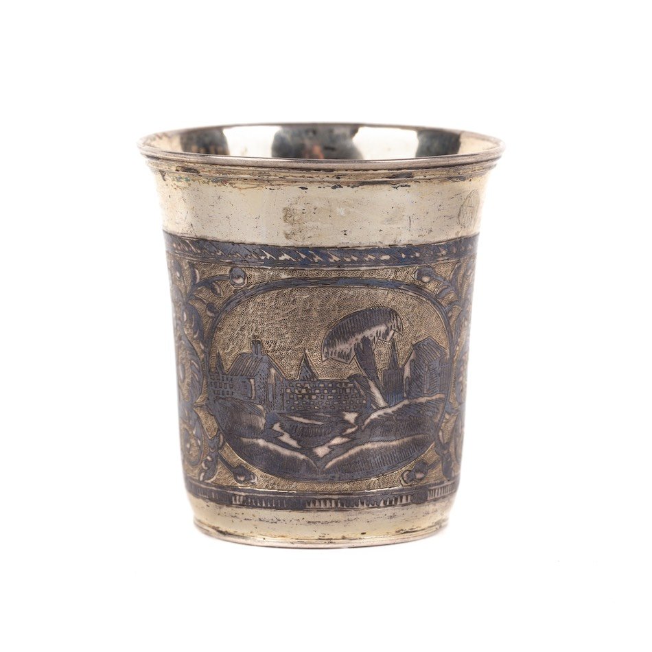 Beaker with views of Moscow. Moscow, 1836. — image 1