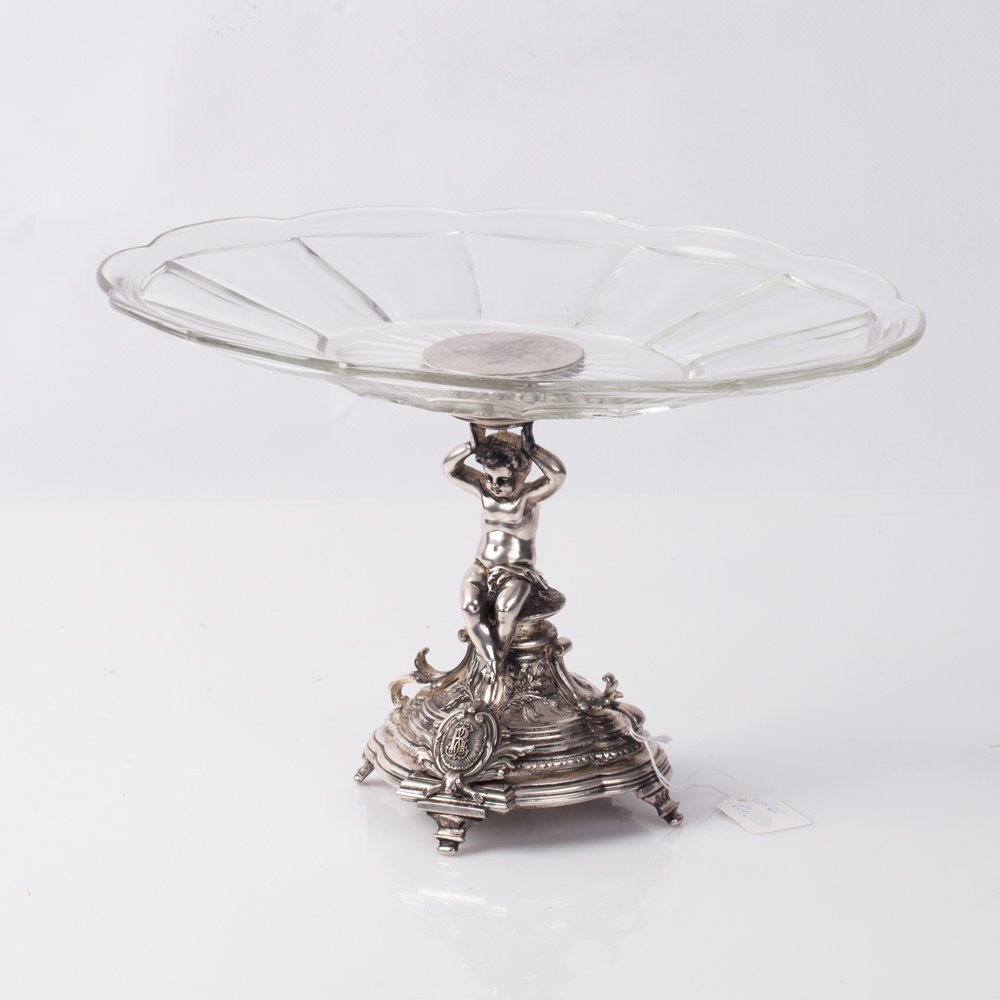 Candy bowl. Silver. — image 1