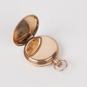 Gilded pocket watch "A.W.W.Co Waltham Mass". — image 4