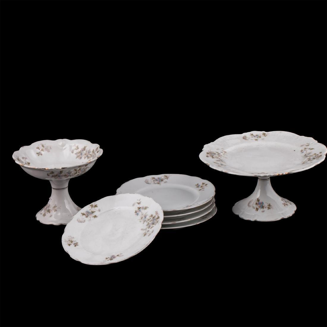 Russian porcelain desert service by Garden — image 1