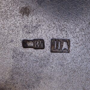 Russian silver salt cellar. 11th Moscow Artel — image 4