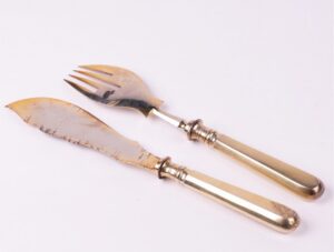Table fish set. Moscow, 19th century. — image 5