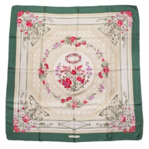 Hermes "Jeux de paille" silk scarf. 1984. — image 1