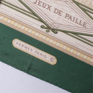 Hermes "Jeux de paille" silk scarf. 1984. — image 2