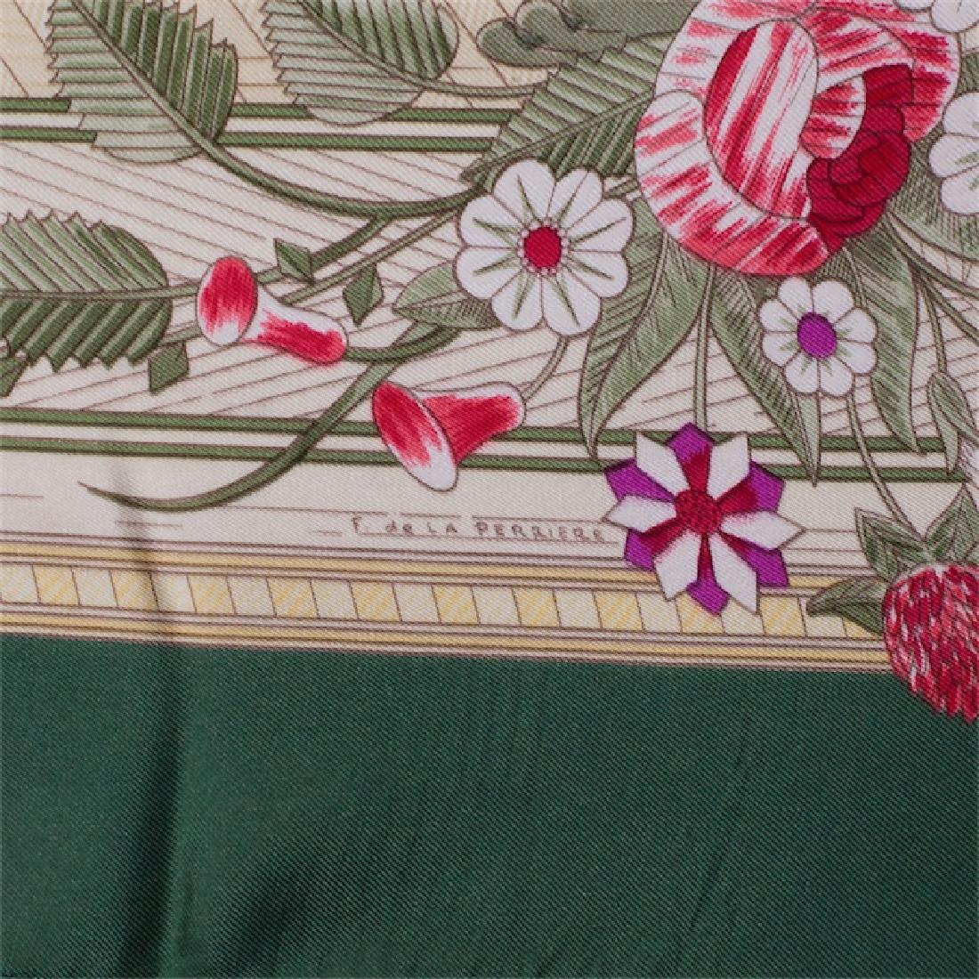Hermes "Jeux de paille" silk scarf. 1984. — image 3