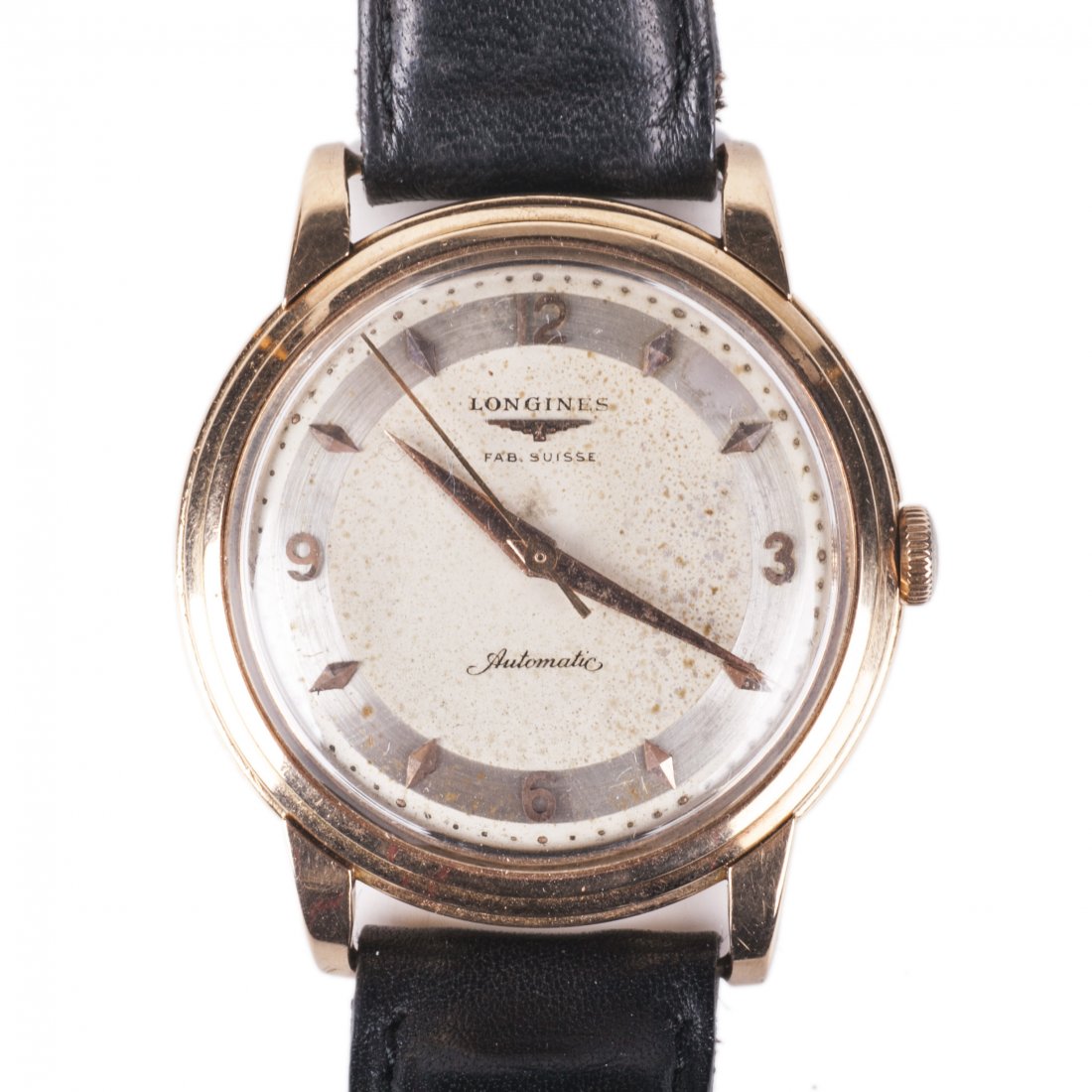 Longines 18K gold automaticl men's wristwatch — image 1