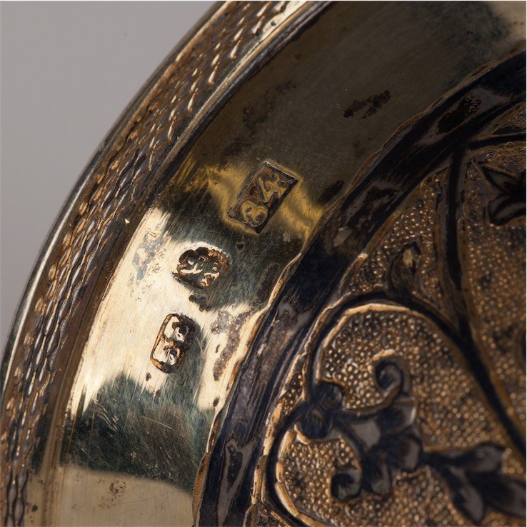 Pokal with floral decor. Moscow, 1839. — image 5