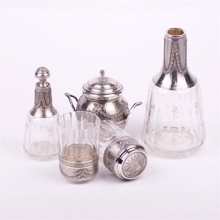 Set of 6 pieces. French — image 3