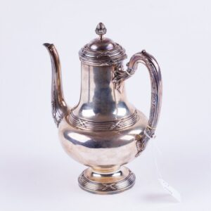 French silver coffee kettle. — image 1