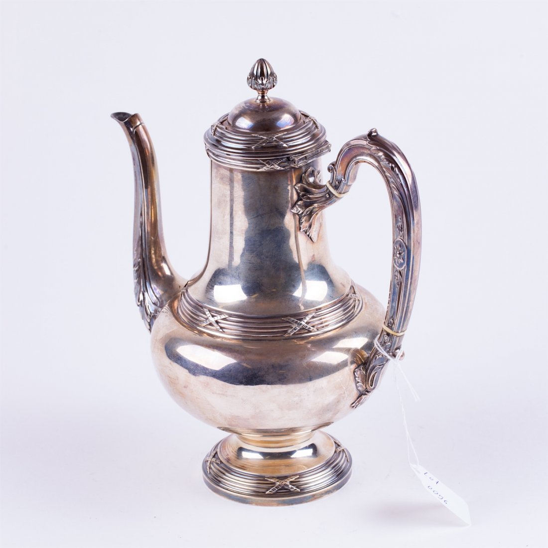 French silver coffee kettle. — image 1