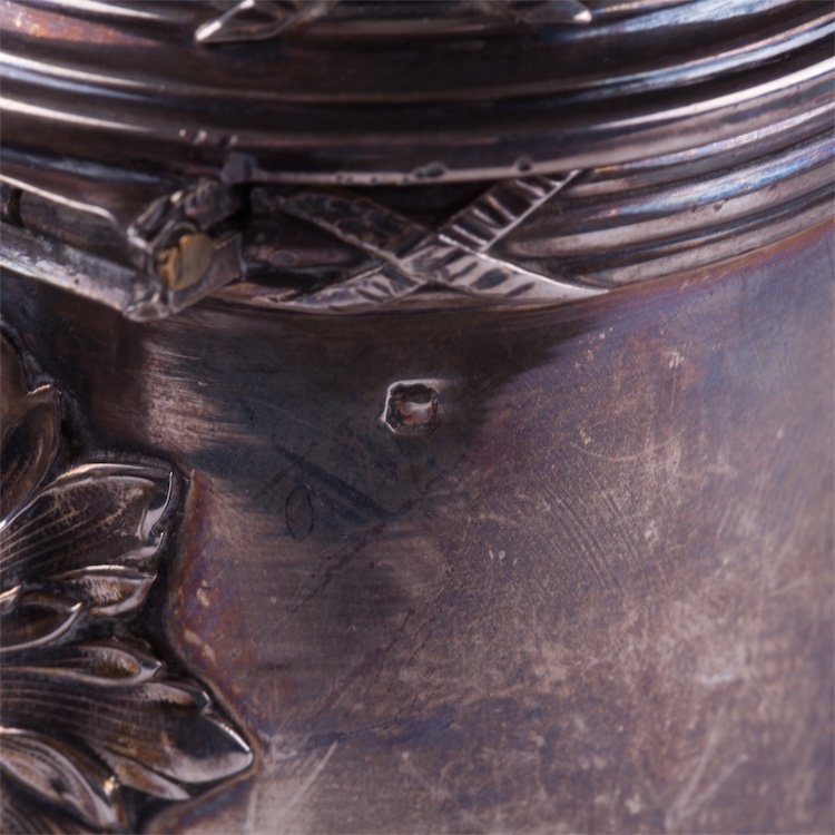 French silver coffee kettle. — image 4