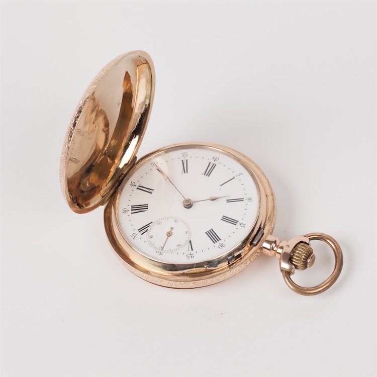 Gold pocket watch "Pateck Geneve". — image 3