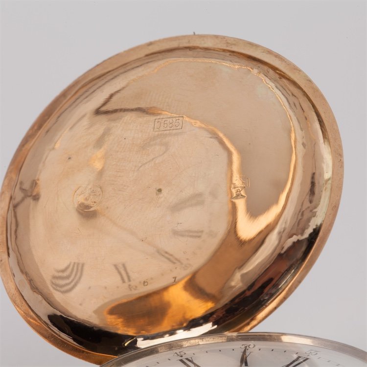 Gold pocket watch "Pateck Geneve". — image 4