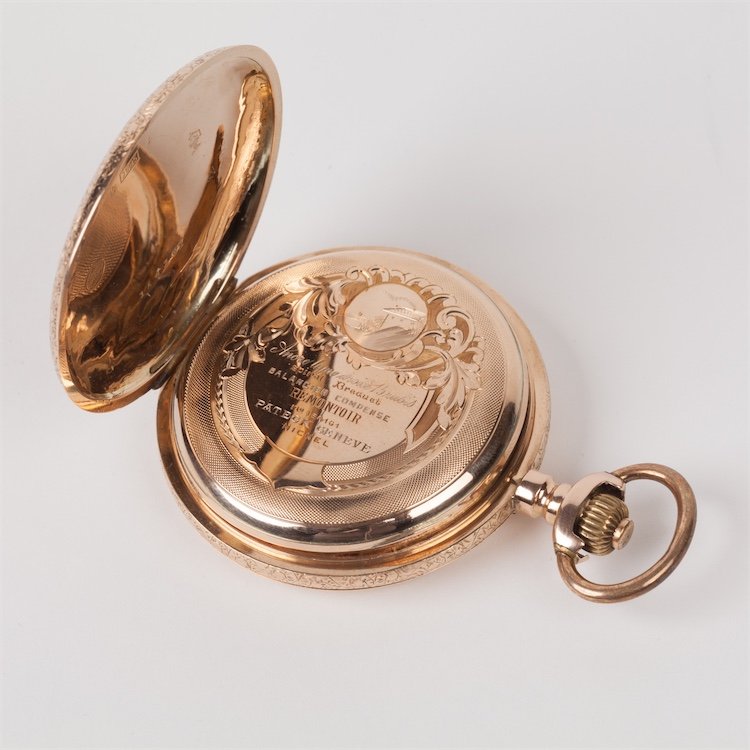 Gold pocket watch "Pateck Geneve". — image 5