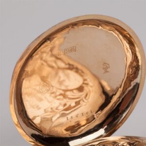 Gold pocket watch "Pateck Geneve". — image 6