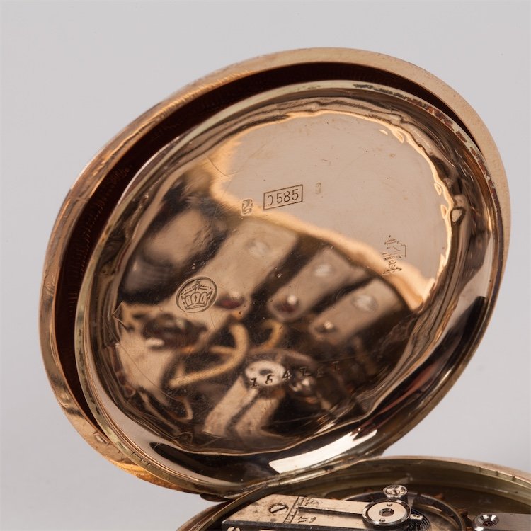 Gold pocket watch "Pateck Geneve". — image 9
