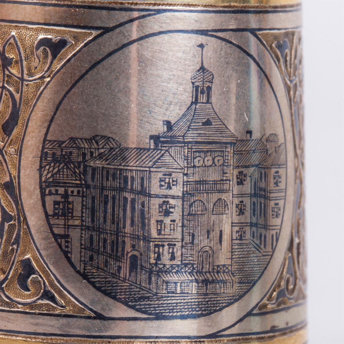 Russian barrel beaker with views of Moscow — image 4
