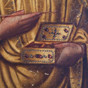 Russian icon of Saint Panteleimon by I.Sazikov — image 3