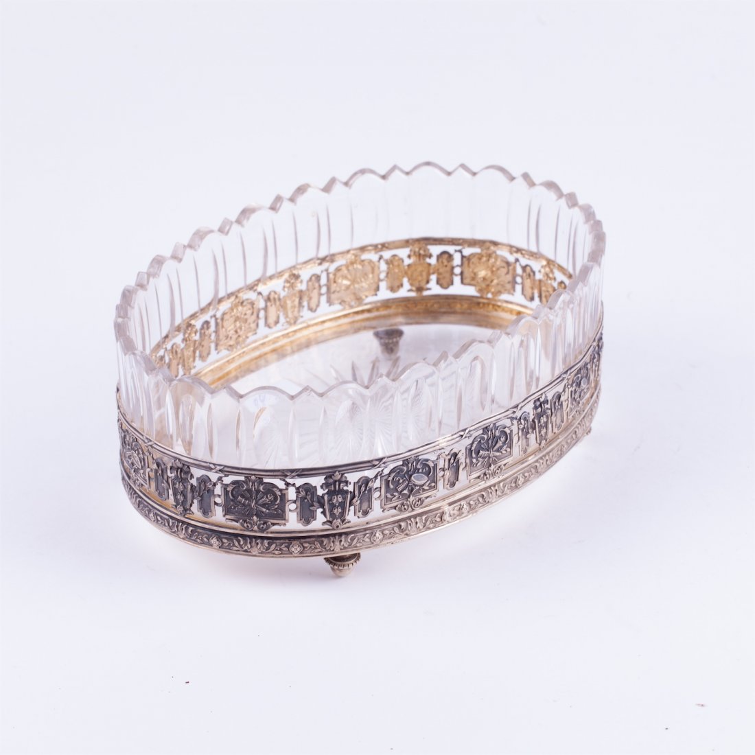 Candy bowl. Silver. — image 1