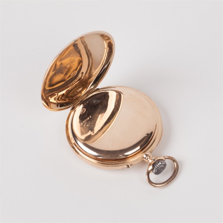 Gold pocket watch "I.W.C". — image 3