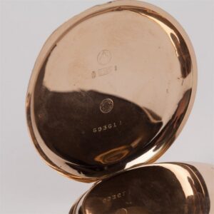 Gold pocket watch "I.W.C". — image 4