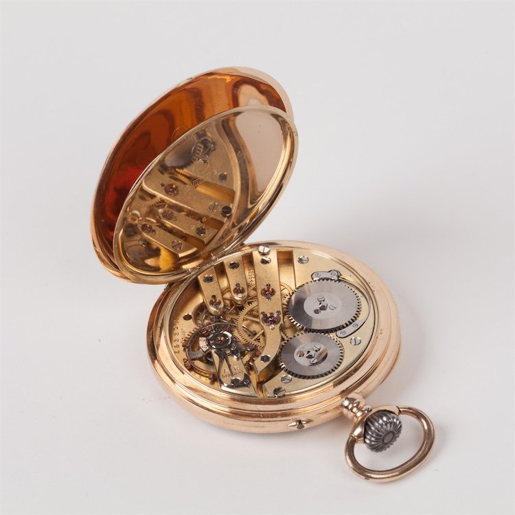 Gold pocket watch "I.W.C". — image 5