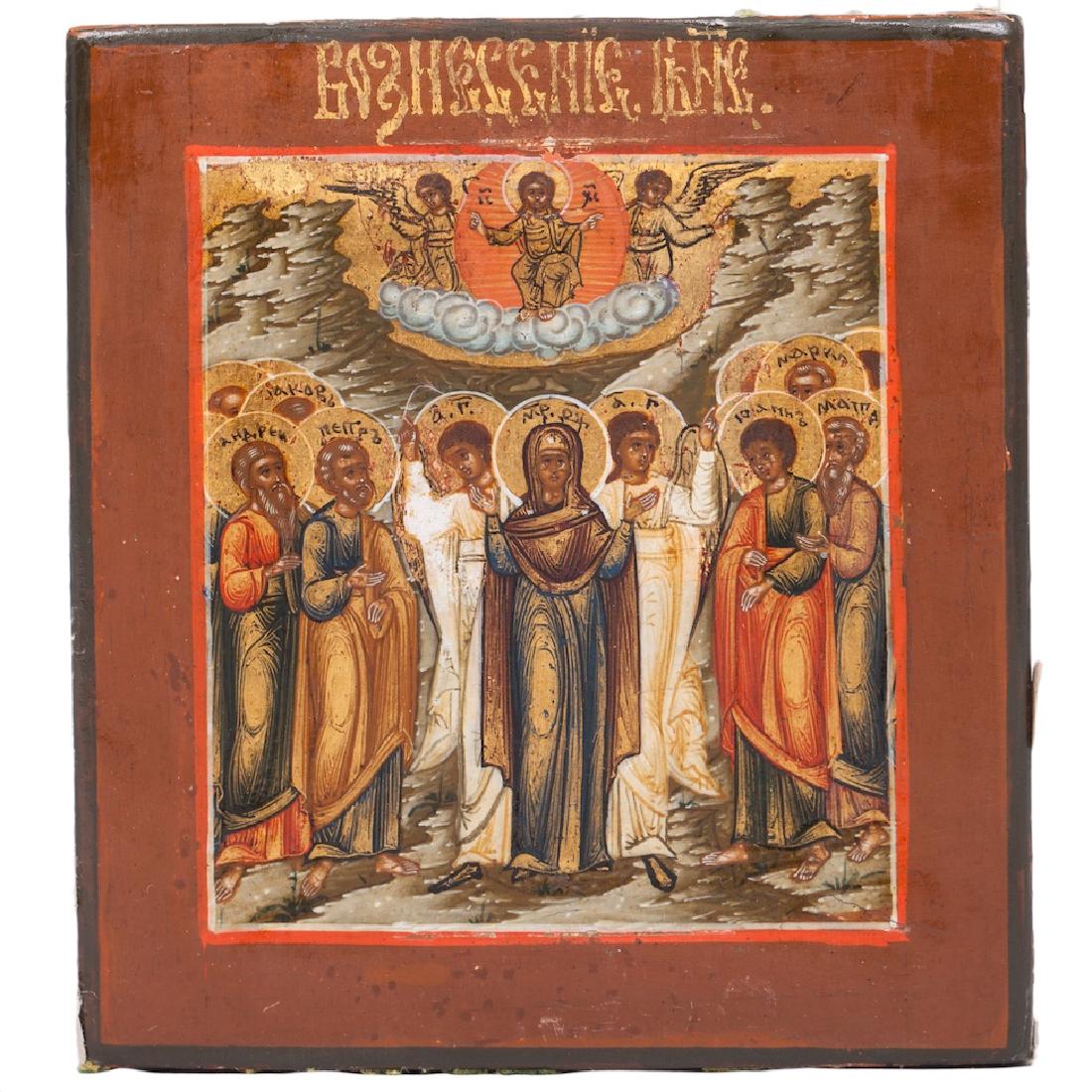 Miniature icon of Mother of God Ascension, Mstera — image 1