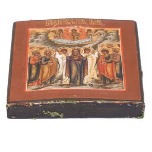 Miniature icon of Mother of God Ascension, Mstera — image 2