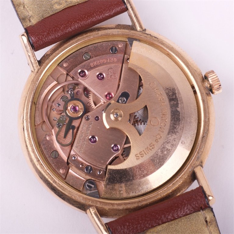 Omega 18K gold automatic wristwatch with calendar — image 8