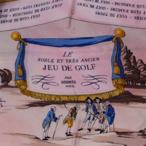 Rare Hermes "Le noble et très ancien jeu de golf". 1953 — image 2