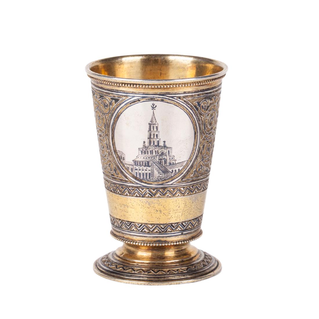 Russian beaker with the Moscow Kremlin — image 1